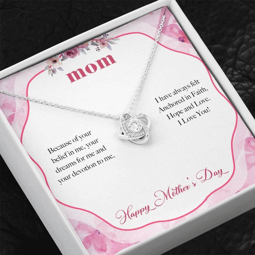 Anchored in Faith Mother's Day Love Knot Necklace Anchored in Faith Mother's Day Love Knot Necklace