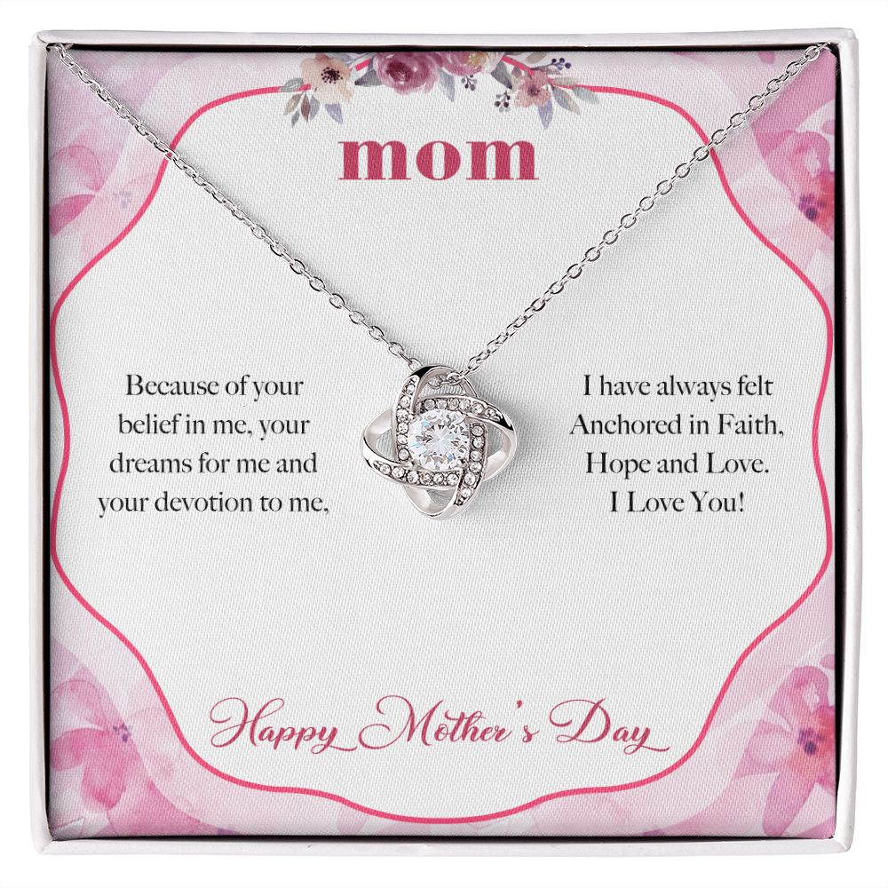 Anchored in Faith Mother's Day Love Knot Necklace Anchored in Faith Mother's Day Love Knot Necklace
