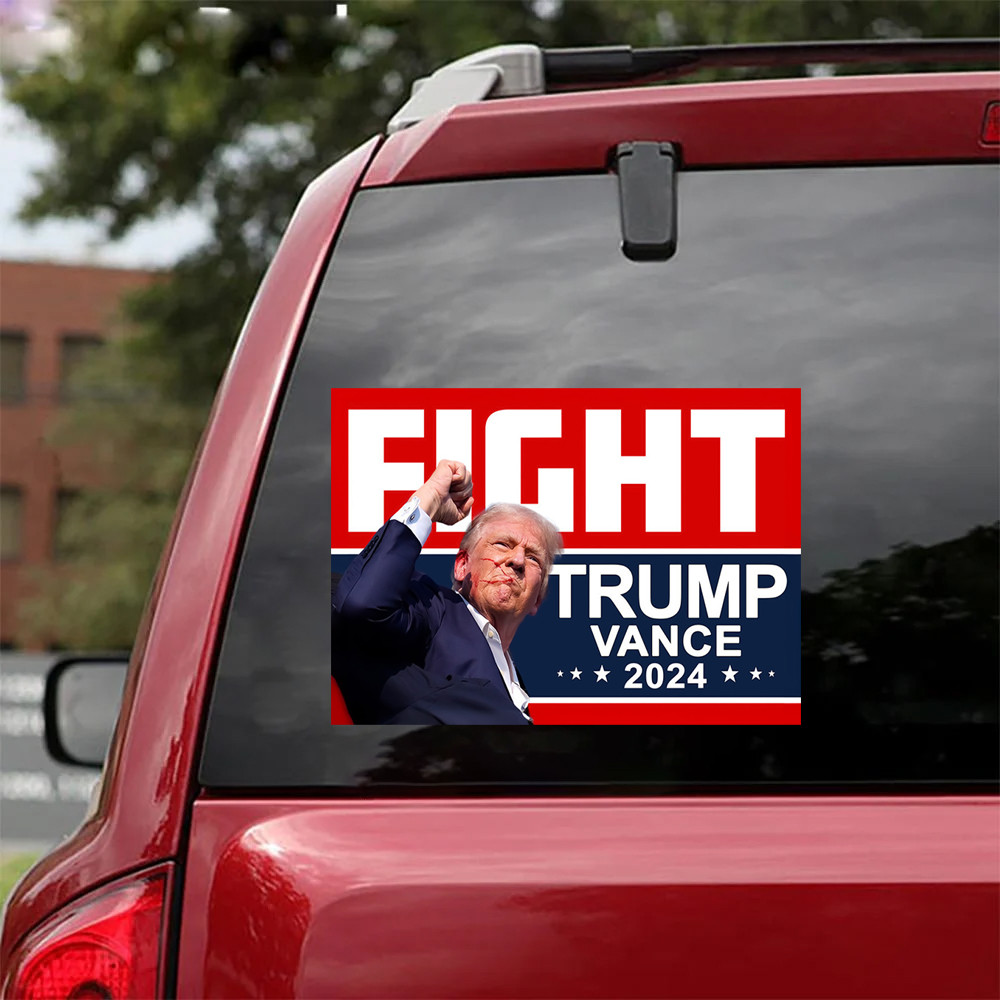 Fight Trump Vance 2024 Car Stickers MAGA Trump Vance Decal Gifts For Republicans Fight Trump Vance 2024 Car Stickers MAGA Trump Vance Decal Gifts For Republicans