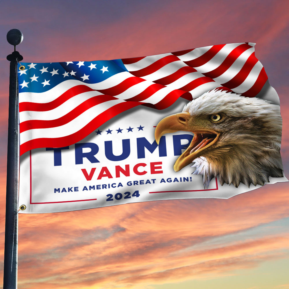 Make America Great Again 2024 Trump Vance Flag Bald Eagle Trump 2024 Flag Patriot Merch Make America Great Again 2024 Trump Vance Flag Bald Eagle Trump 2024 Flag Patriot Merch