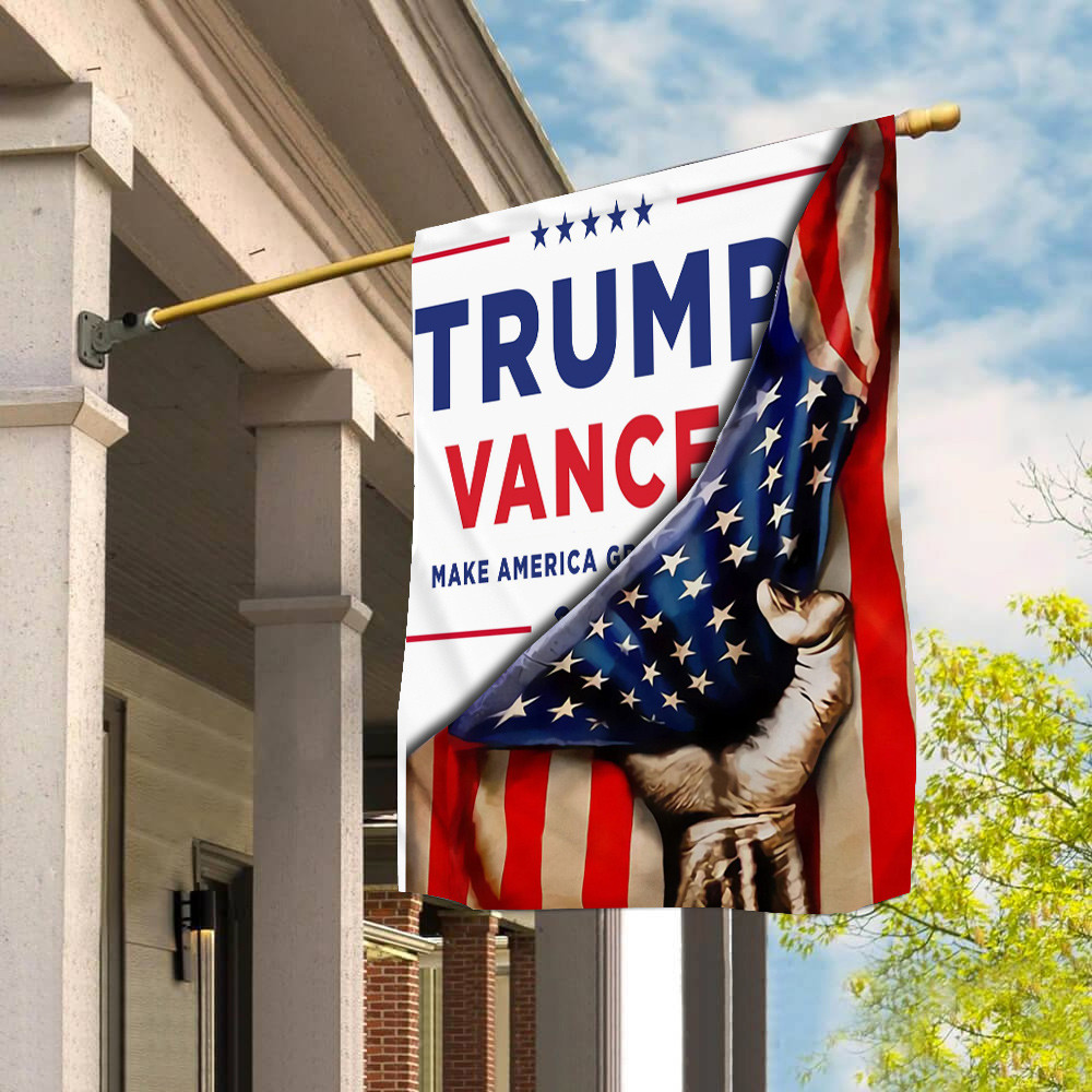 Make America Great Again 2024 Trump Vance Flag Inside American Flag Trump Campaign Merchandise Make America Great Again 2024 Trump Vance Flag Inside American Flag Trump Campaign Merchandise