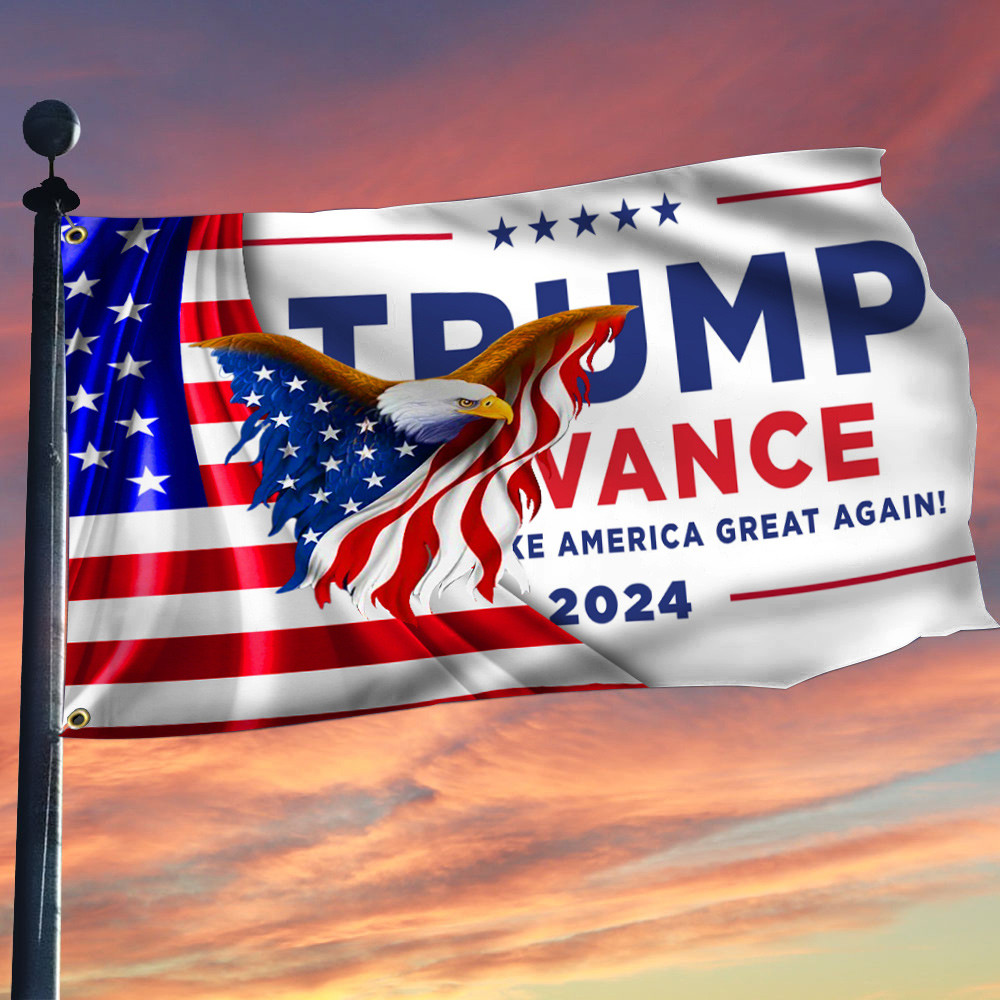 Make America Great Again 2024 Trump Vance Flag US Eagle MAGA Flag Trump 2024 Merch Make America Great Again 2024 Trump Vance Flag US Eagle MAGA Flag Trump 2024 Merch