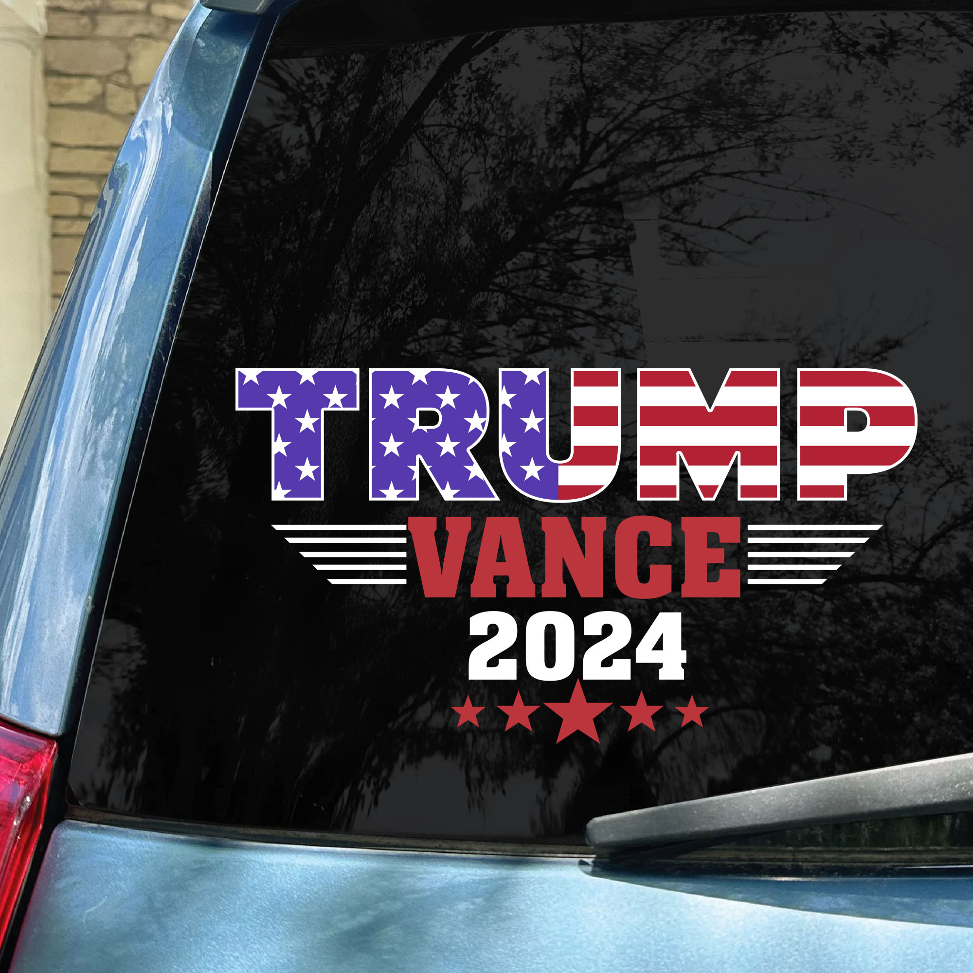 Trump Vance 2024 Car Stickers President-Elect Trump Vance Decal For MAGA Supporters Trump Vance 2024 Car Stickers President-Elect Trump Vance Decal For MAGA Supporters