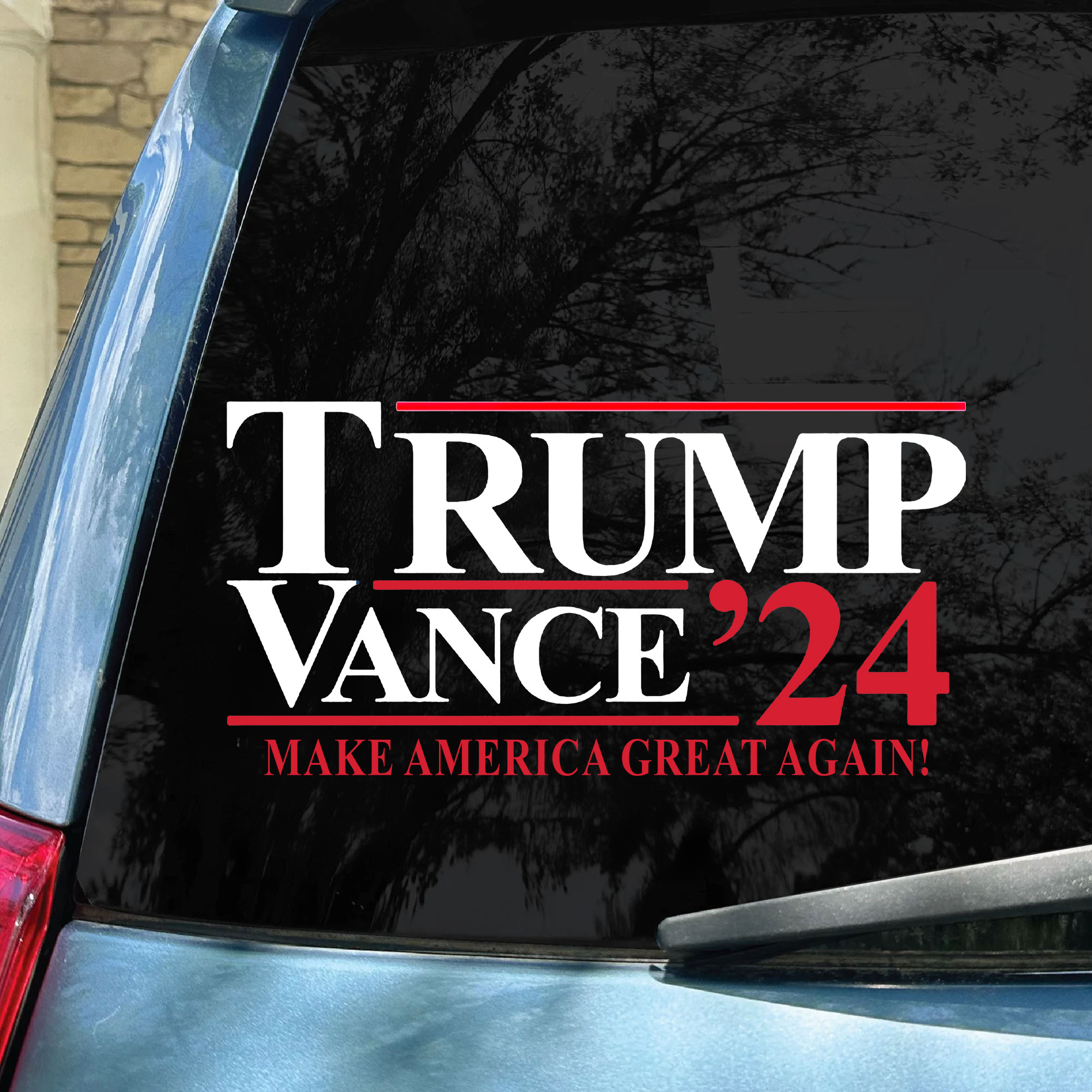 Trump Vance 2024 Car Stickers Trump Vance Make America Great Again Patriotic Decal Trump Vance 2024 Car Stickers Trump Vance Make America Great Again Patriotic Decal
