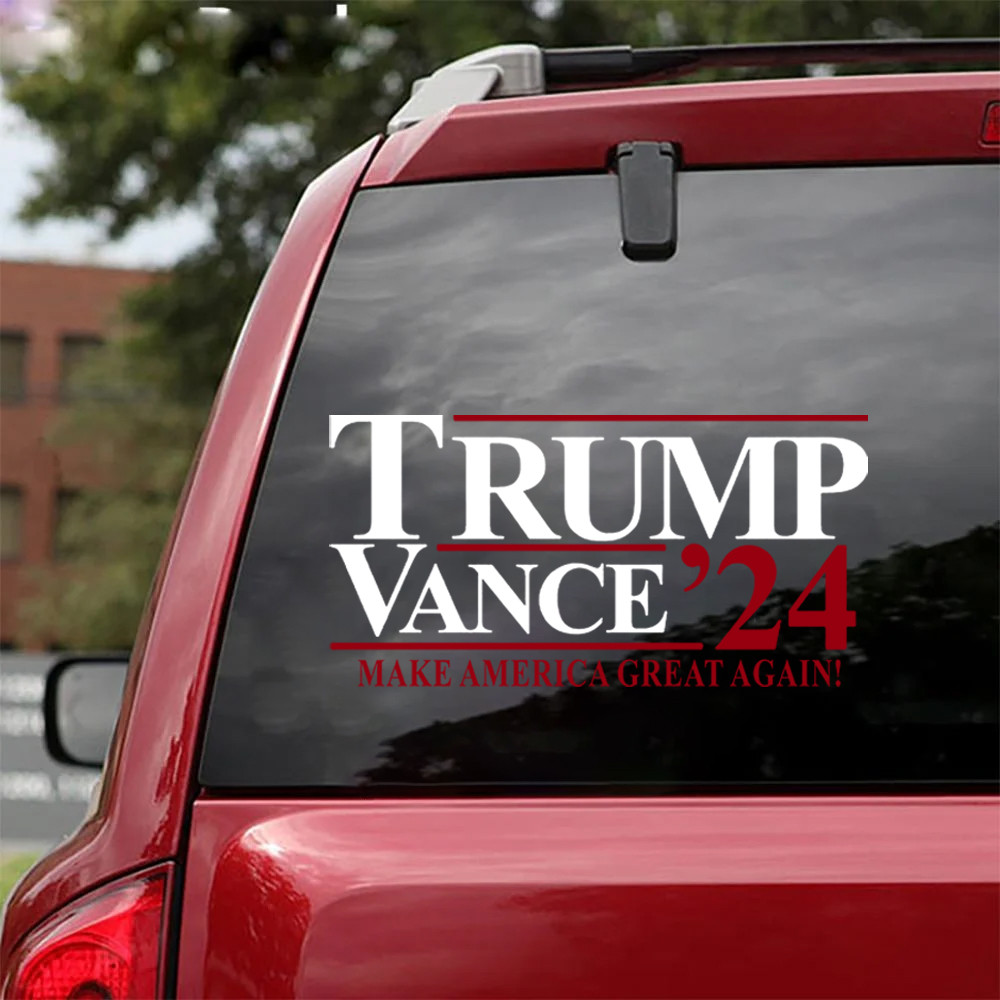 Trump Vance 2024 Car Stickers Trump Vance Make America Great Again Patriotic Decal Trump Vance 2024 Car Stickers Trump Vance Make America Great Again Patriotic Decal