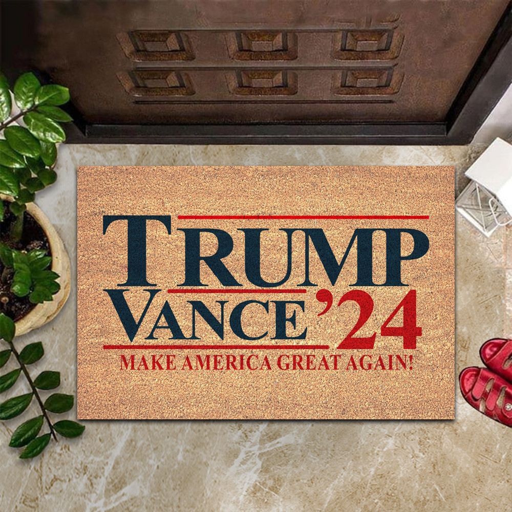 Trump Vance 2024 Doormat Trump Vance Make America Great Again Patriotic Door Mat Trump Vance 2024 Doormat Trump Vance Make America Great Again Patriotic Door Mat