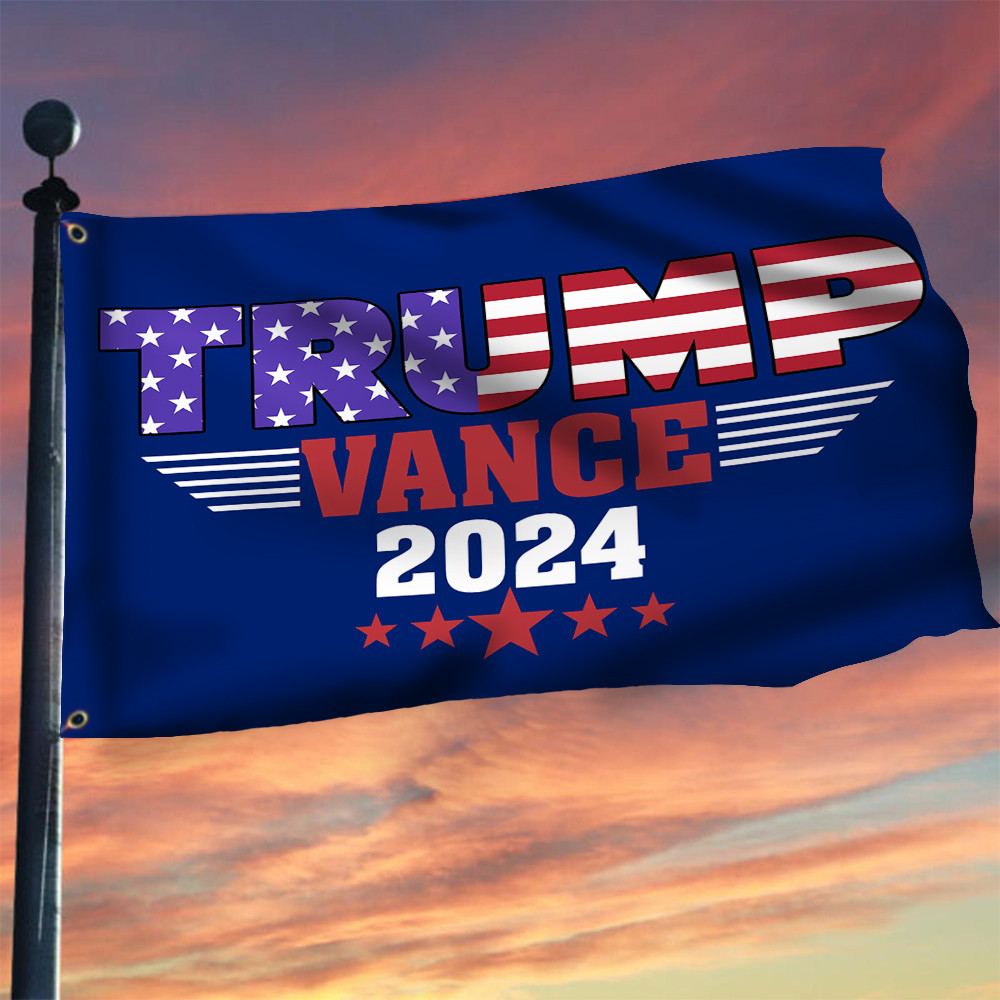 Trump Vance 2024 Flag President-Elect Trump Vance Flag For MAGA Supporters Trump Vance 2024 Flag President-Elect Trump Vance Flag For MAGA Supporters