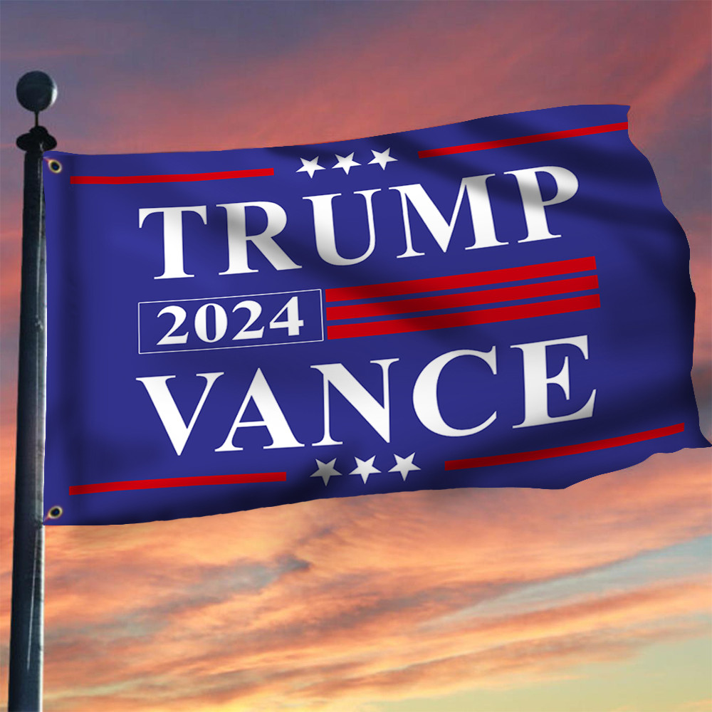 Trump Vance 2024 Flag President For Trump Vance Political Flag Republican Merch Trump Vance 2024 Flag President For Trump Vance Political Flag Republican Merch