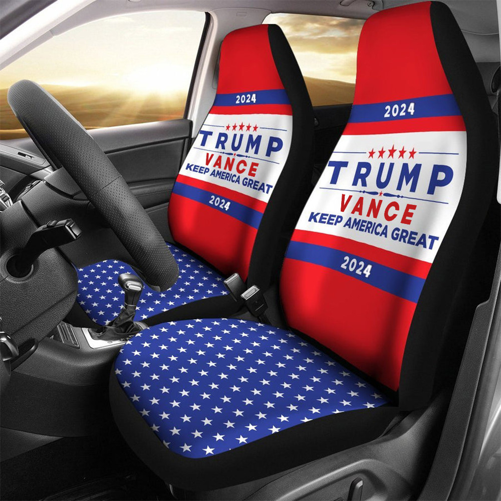 Trump Vance 2024 Keep America Great Car Seat Covers Trump Vance Merch Gifts For MAGA Supporters Trump Vance 2024 Keep America Great Car Seat Covers Trump Vance Merch Gifts For MAGA Supporters