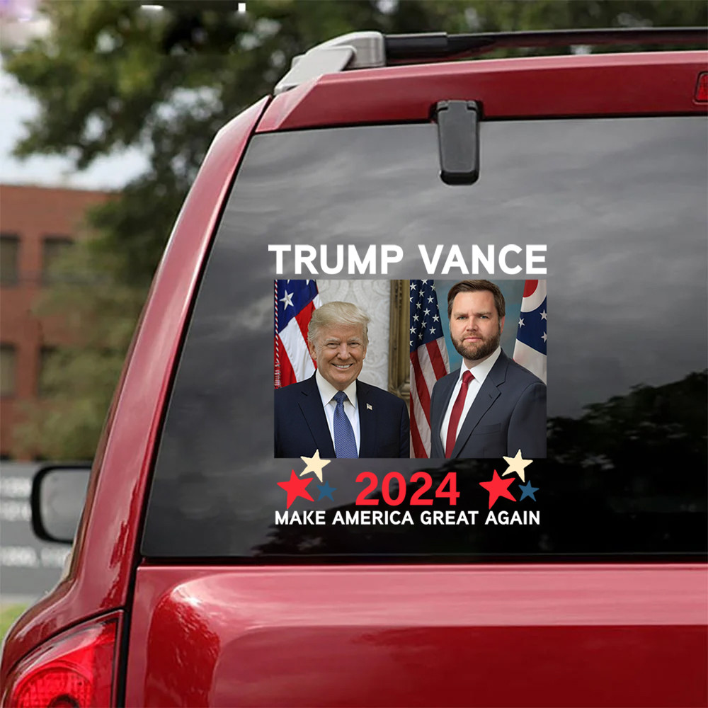 Trump Vance 2024 Make America Great Again Car Stickers Trump Vance Merch MAGA Gifts Trump Vance 2024 Make America Great Again Car Stickers Trump Vance Merch MAGA Gifts