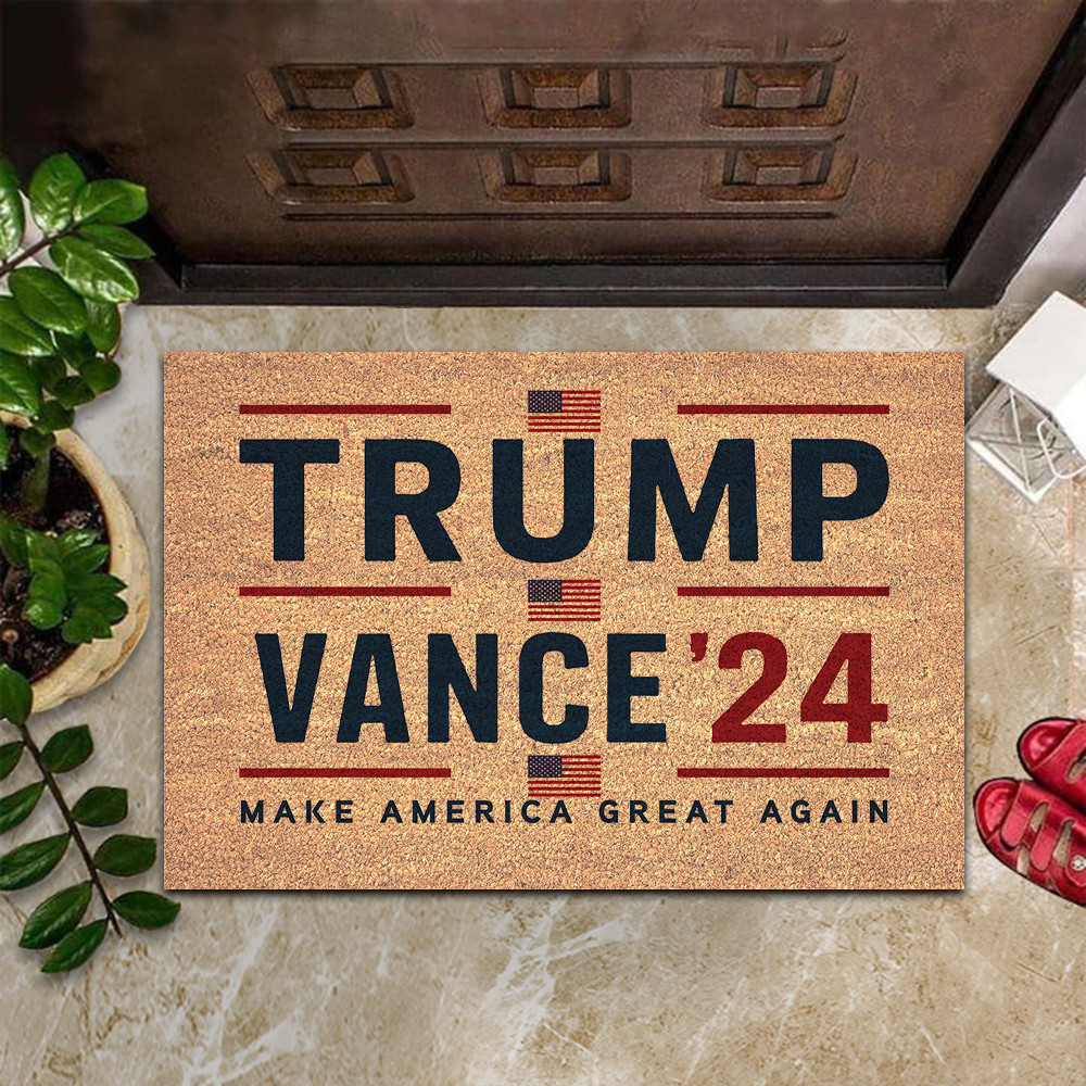 Trump Vance 2024 Make America Great Again Doormat President Trump Vance Door Mat MAGA Merch Trump Vance 2024 Make America Great Again Doormat President Trump Vance Door Mat MAGA Merch