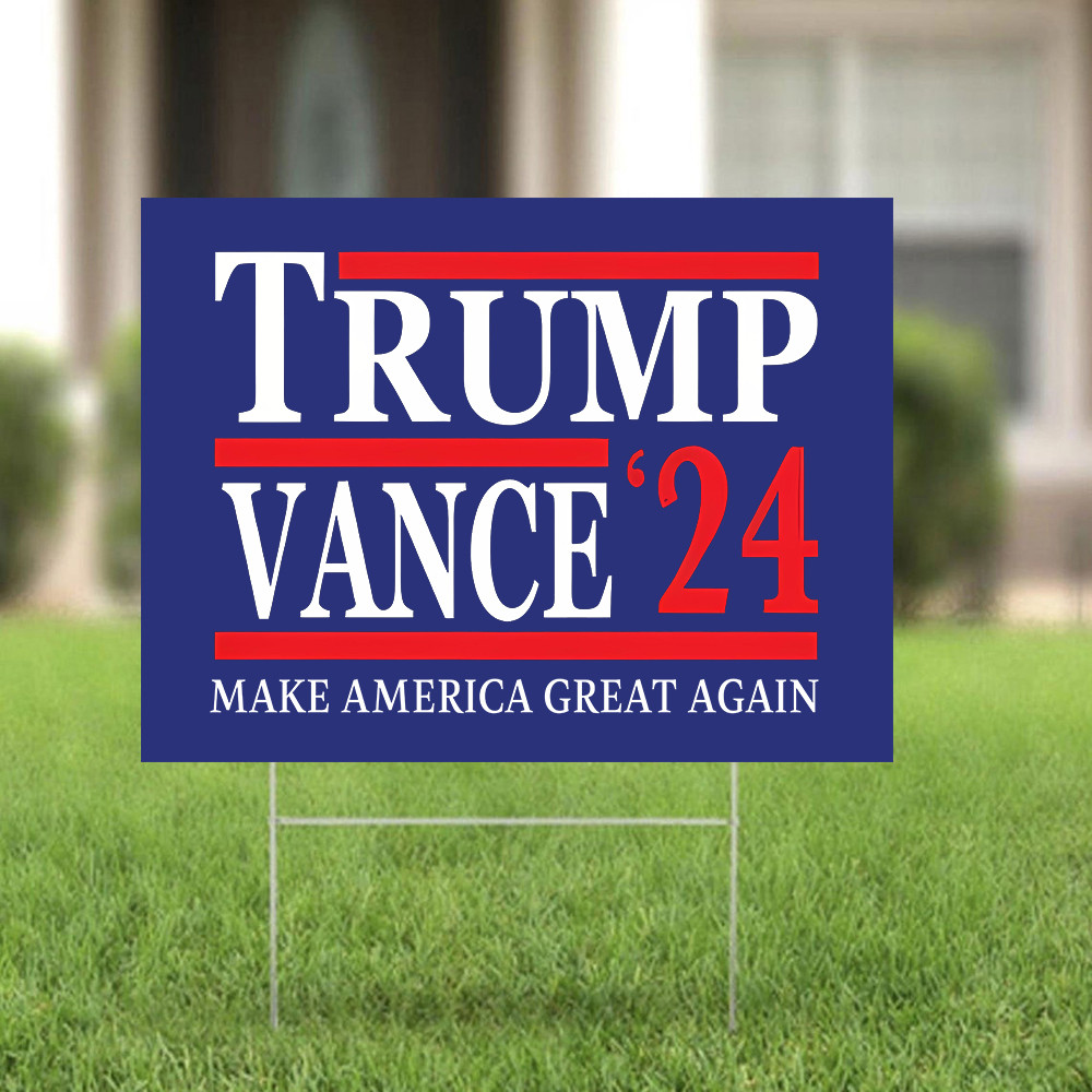 Trump Vance 2024 Yard Sign Make America Great Again Trump Lawn Sign MAGA 2024 Trump Vance 2024 Yard Sign Make America Great Again Trump Lawn Sign MAGA 2024