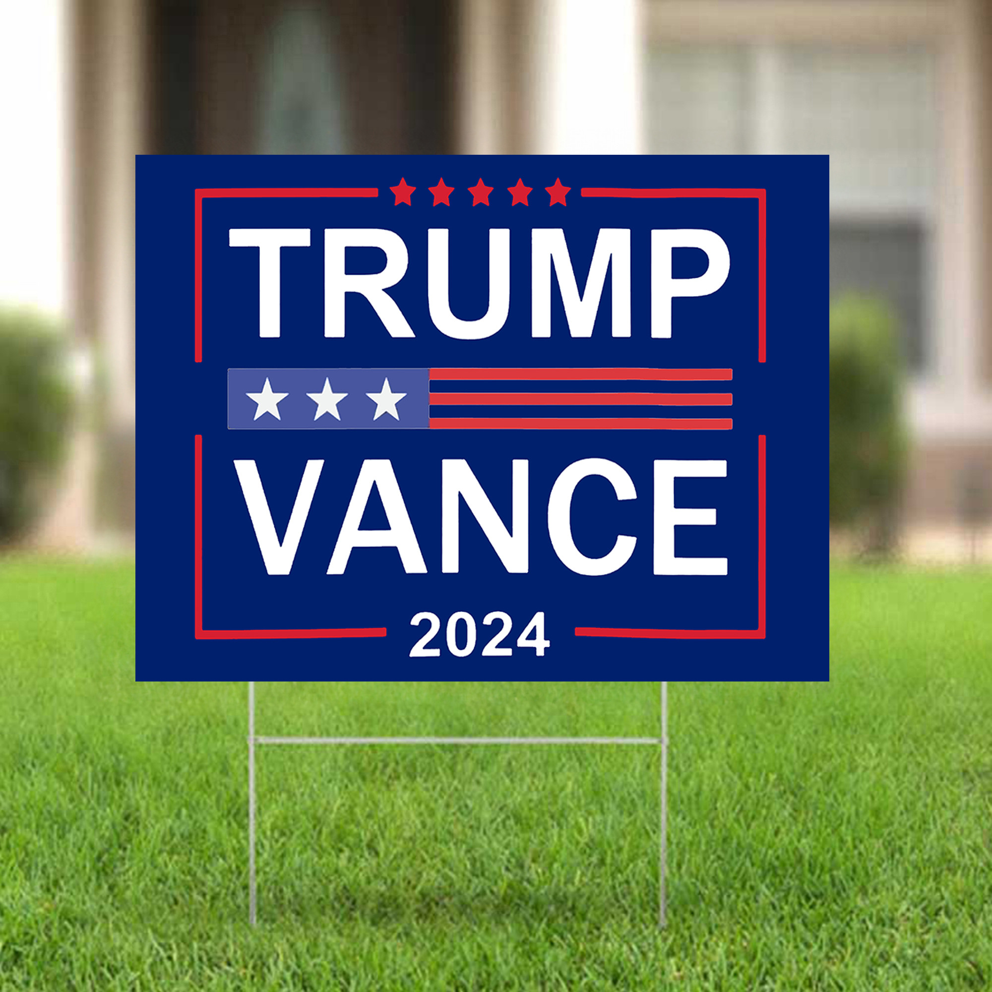 Trump Vance 2024 Yard Sign Make America Great Again Trump Vance Merch Patriotic Decorations Trump Vance 2024 Yard Sign Make America Great Again Trump Vance Merch Patriotic Decorations