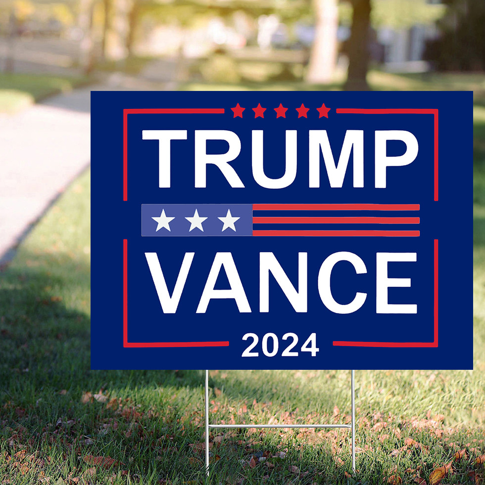 Trump Vance 2024 Yard Sign Make America Great Again Trump Vance Merch Patriotic Decorations Trump Vance 2024 Yard Sign Make America Great Again Trump Vance Merch Patriotic Decorations