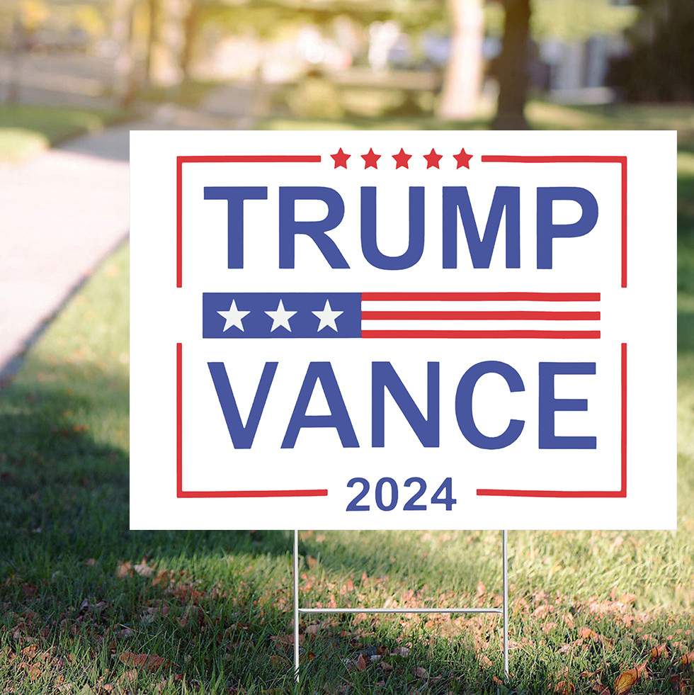 Trump Vance 2024 Yard Sign Make America Great Again Trump Vance Merch Patriotic Gifts Trump Vance 2024 Yard Sign Make America Great Again Trump Vance Merch Patriotic Gifts