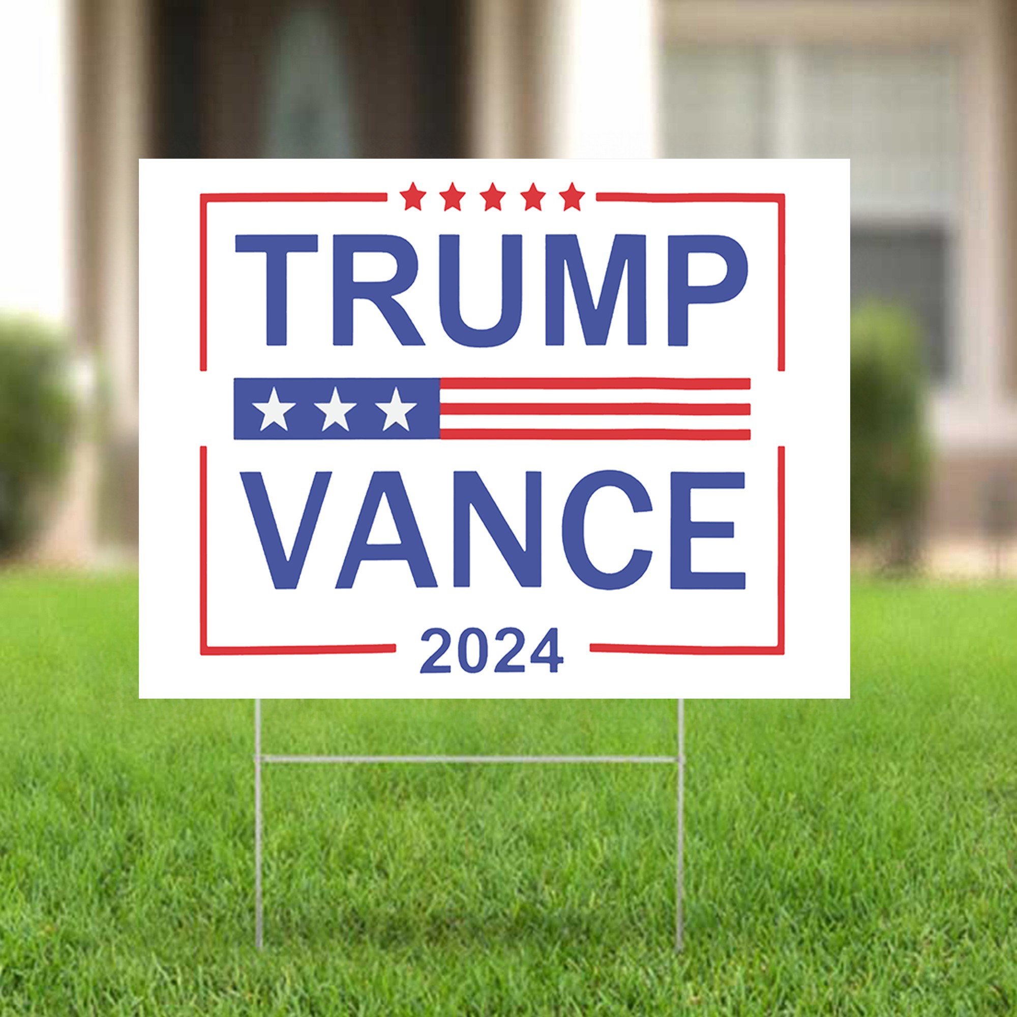 Trump Vance 2024 Yard Sign Make America Great Again Trump Vance Merch Patriotic Gifts Trump Vance 2024 Yard Sign Make America Great Again Trump Vance Merch Patriotic Gifts