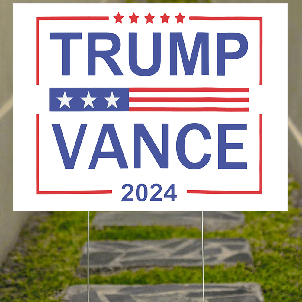 Trump Vance 2024 Yard Sign Make America Great Again Trump Vance Merch Patriotic Gifts Trump Vance 2024 Yard Sign Make America Great Again Trump Vance Merch Patriotic Gifts