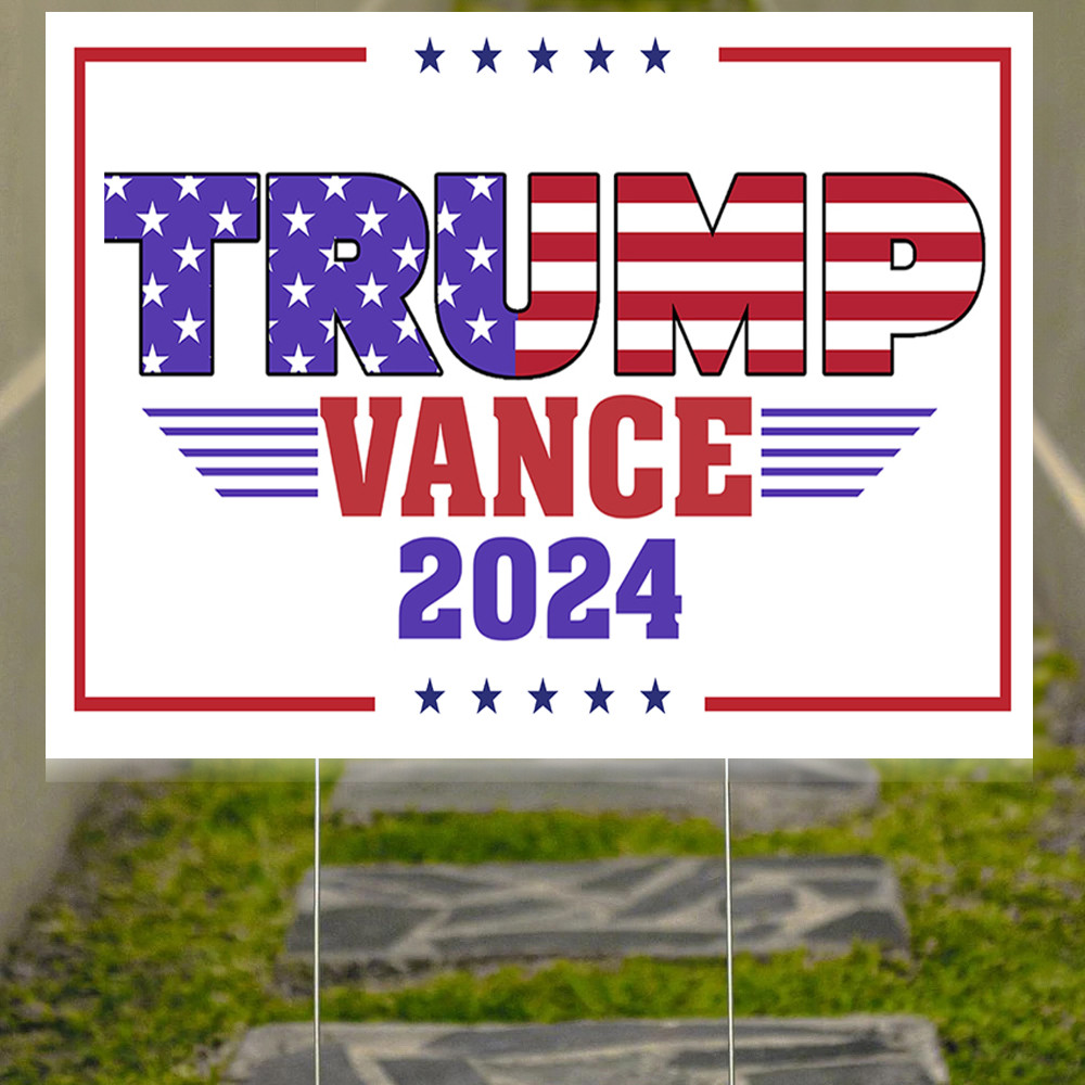 Trump Vance 2024 Yard Sign President-Elect Trump Vance Lawn Sign For MAGA Supporters Trump Vance 2024 Yard Sign President-Elect Trump Vance Lawn Sign For MAGA Supporters