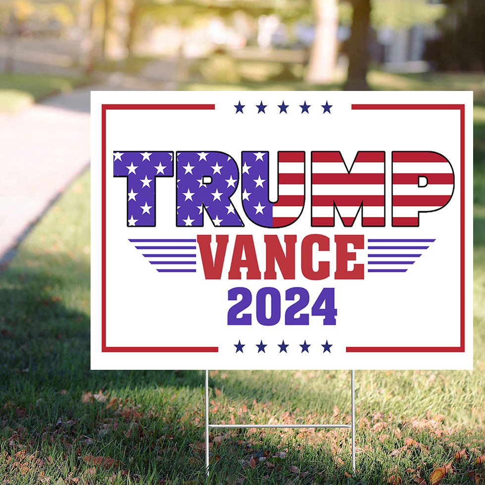 Trump Vance 2024 Yard Sign President-Elect Trump Vance Lawn Sign For MAGA Supporters Trump Vance 2024 Yard Sign President-Elect Trump Vance Lawn Sign For MAGA Supporters