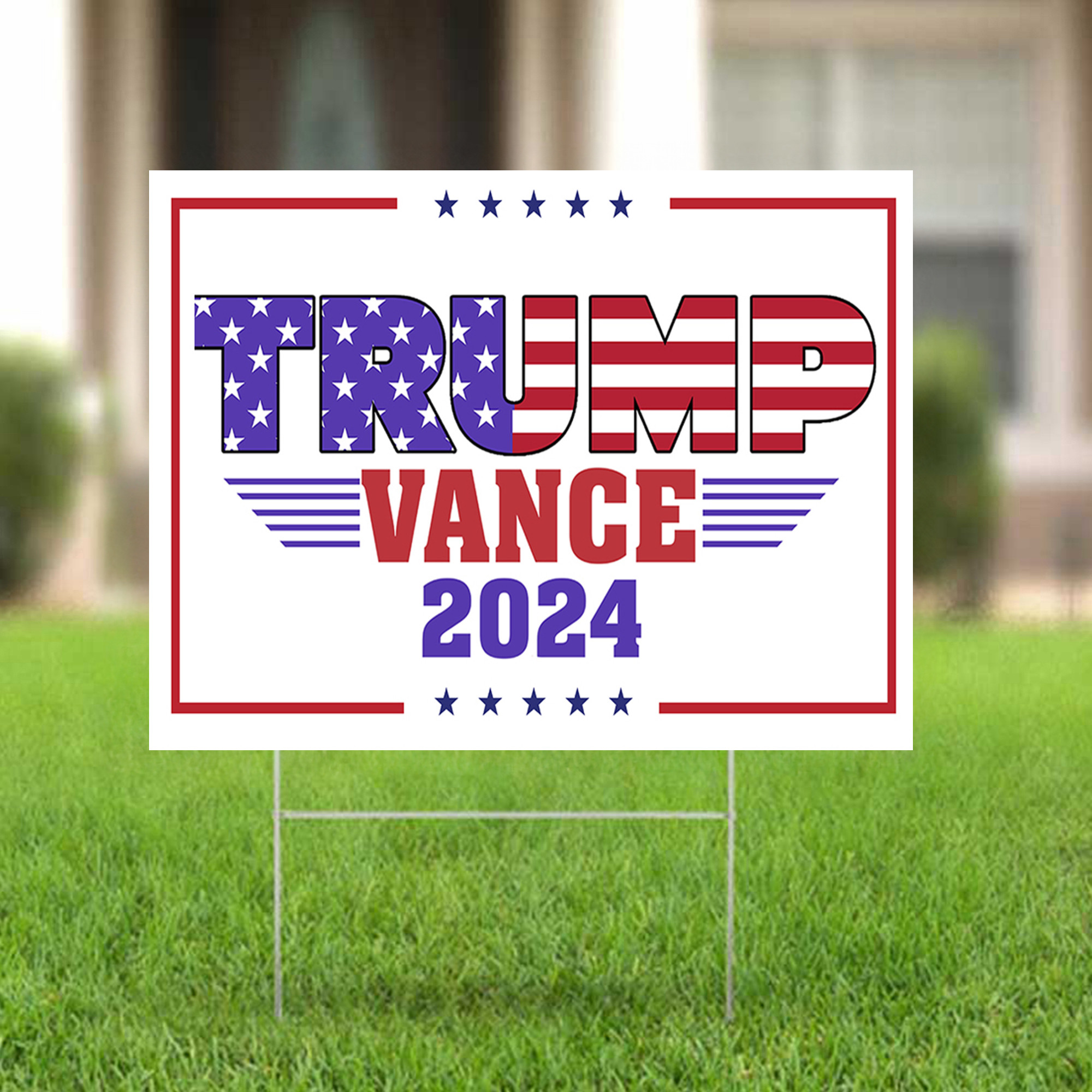 Trump Vance 2024 Yard Sign President-Elect Trump Vance Lawn Sign For MAGA Supporters Trump Vance 2024 Yard Sign President-Elect Trump Vance Lawn Sign For MAGA Supporters