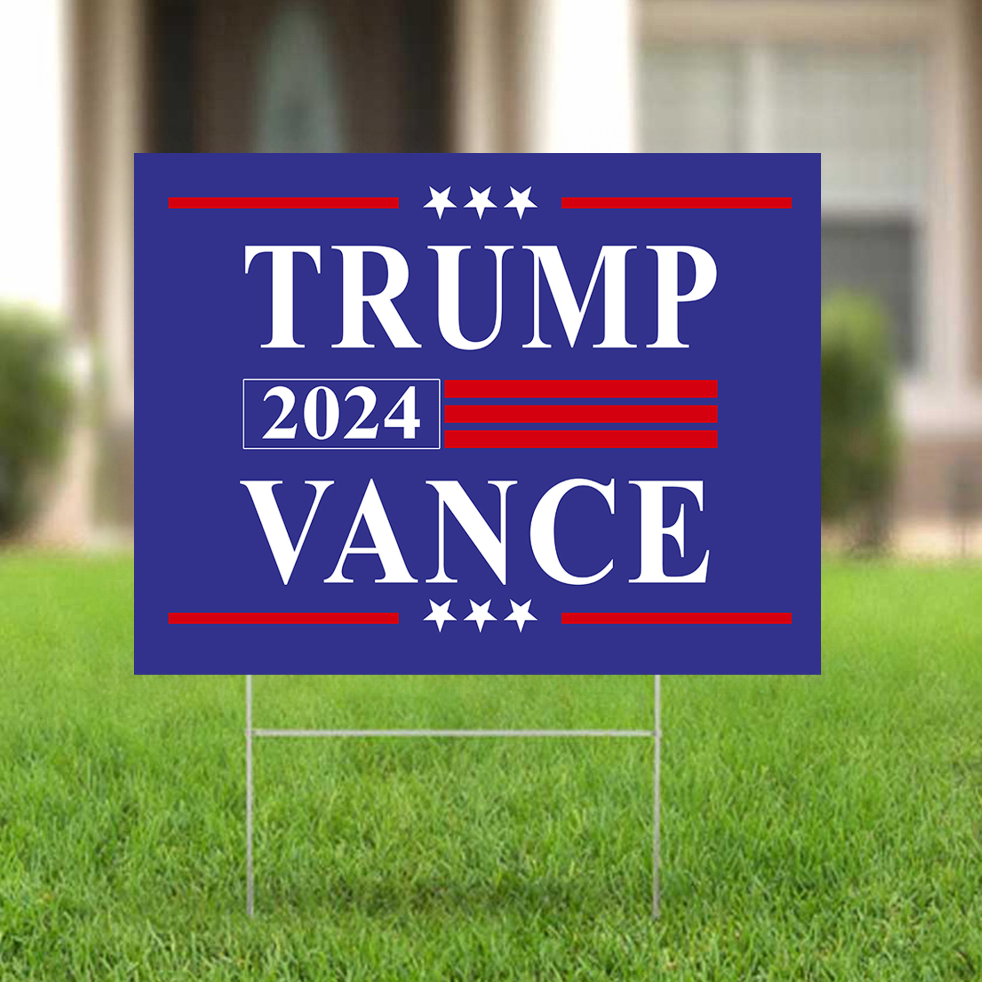 Trump Vance 2024 Yard Sign President For Trump Vance Political Lawn Sign Republican Merch Trump Vance 2024 Yard Sign President For Trump Vance Political Lawn Sign Republican Merch