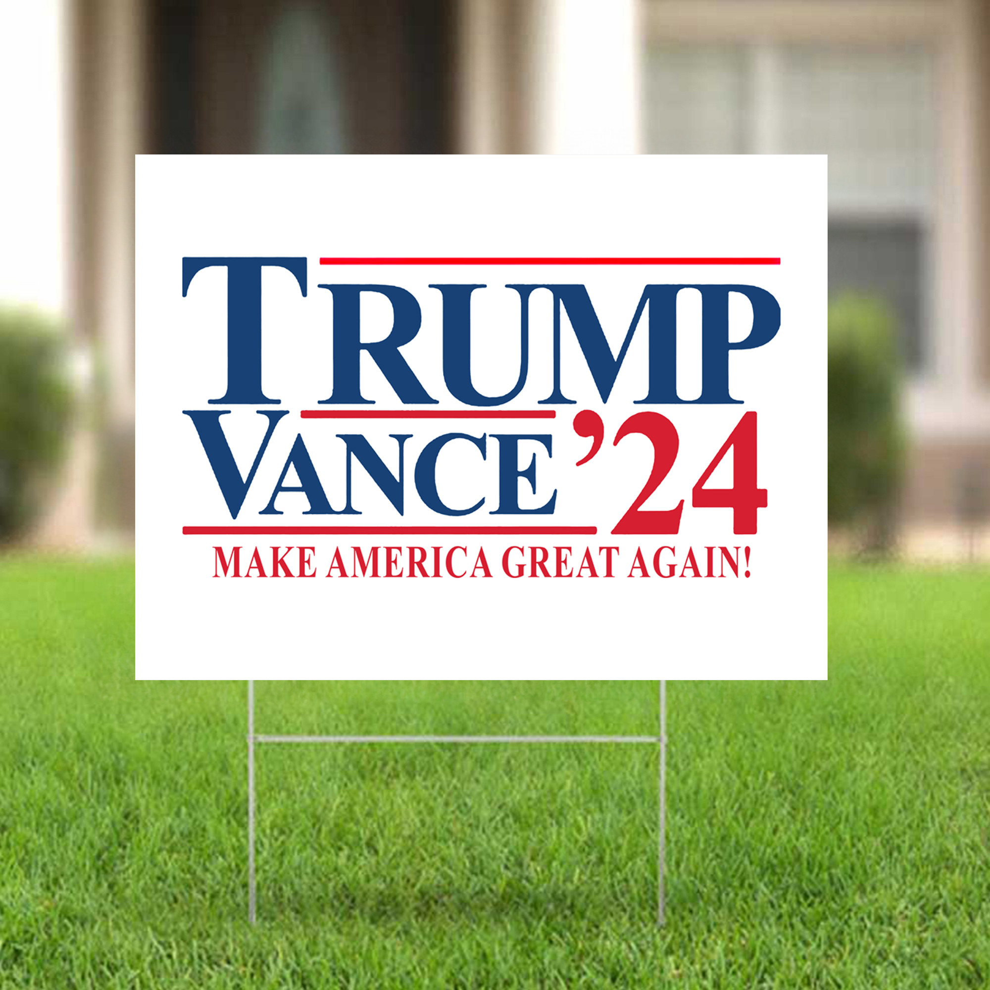 Trump Vance 2024 Yard Sign Trump Vance Make America Great Again Patriotic Lawn Sign Trump Vance 2024 Yard Sign Trump Vance Make America Great Again Patriotic Lawn Sign
