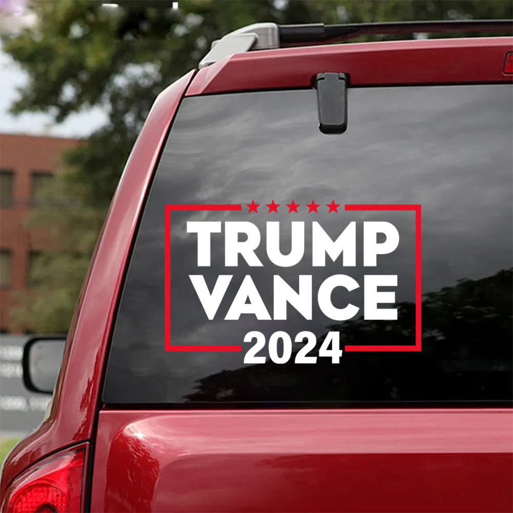 Trump Vance 24 Car stickers Presidential Campaign Trump Vance Merch Decor Trump Vance 24 Car stickers Presidential Campaign Trump Vance Merch Decor