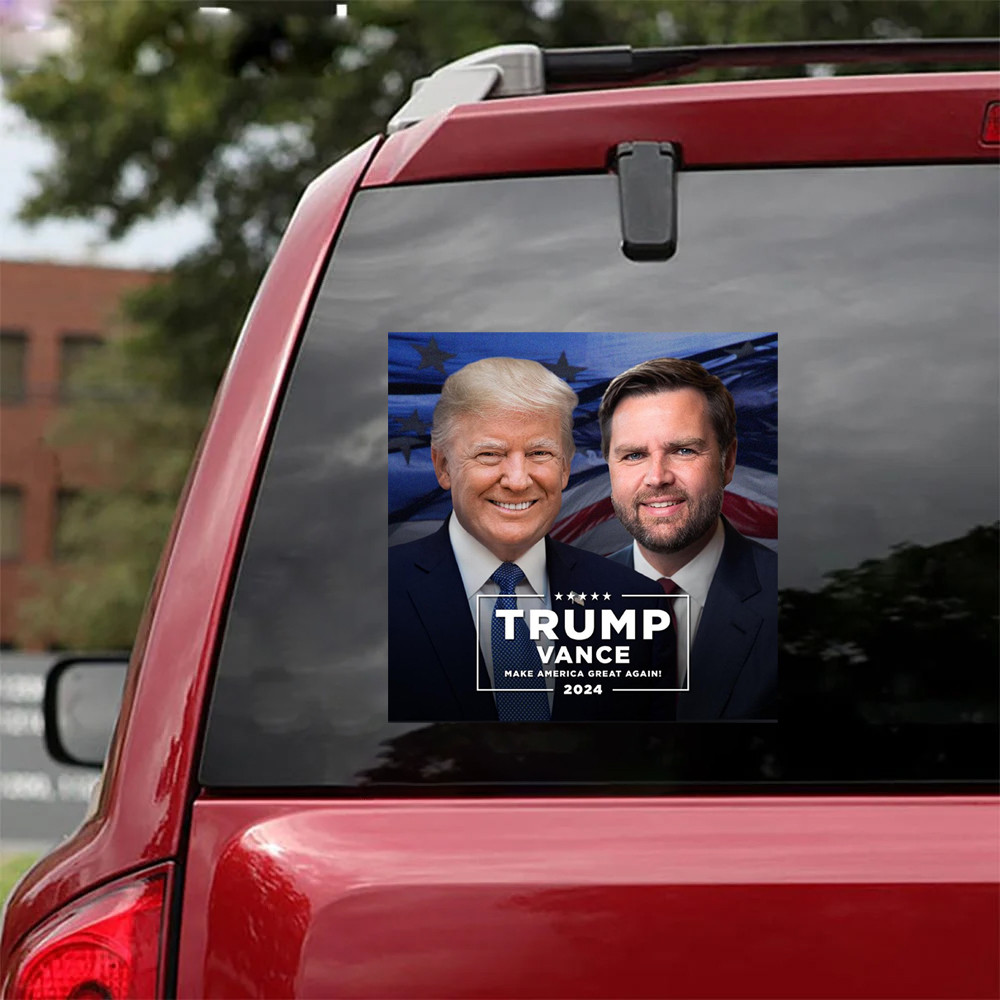 Trump Vance 24 Car Stickers Trump Vance Decal Make America Great Again MAGA Merch For Supporters Trump Vance 24 Car Stickers Trump Vance Decal Make America Great Again MAGA Merch For Supporters
