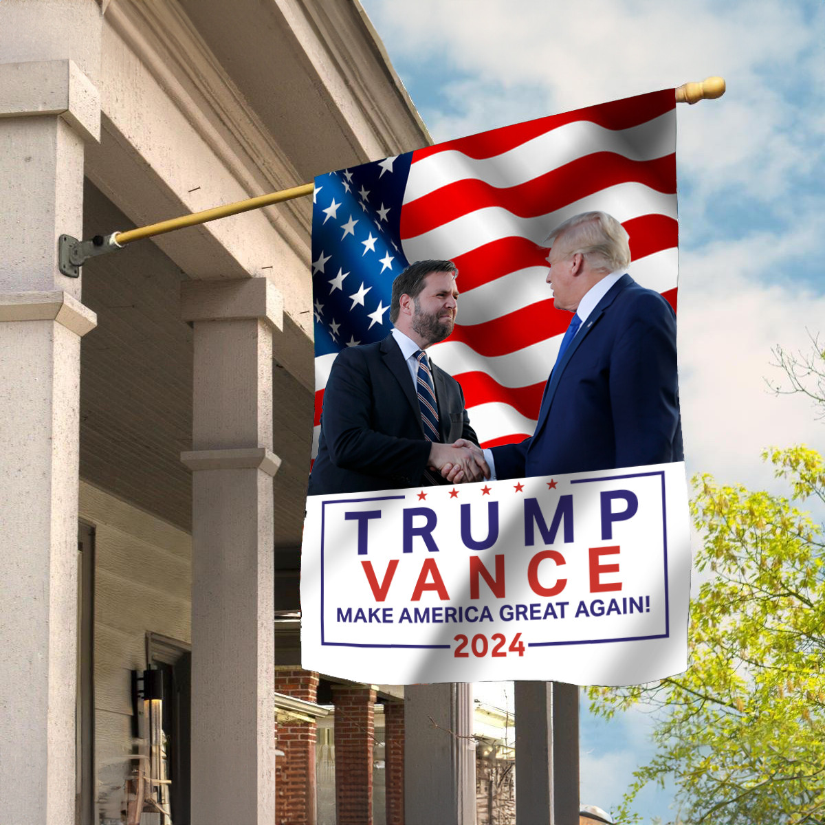 Trump Vance 24 Make America Great Again Flag Trump Vance For President MAGA Flag Decor Trump Vance 24 Make America Great Again Flag Trump Vance For President MAGA Flag Decor