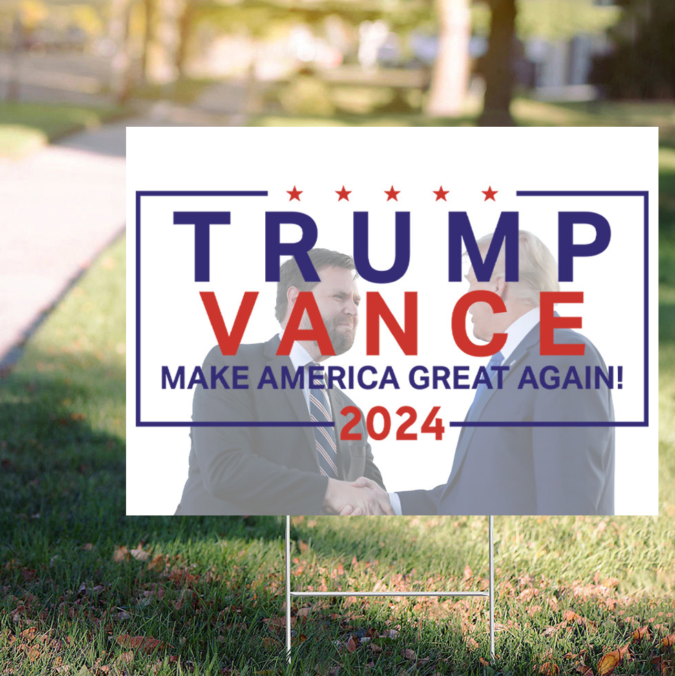 Trump Vance 24 Make America Great Again Yard Sign Trump Vance For President MAGA Lawn Sign Trump Vance 24 Make America Great Again Yard Sign Trump Vance For President MAGA Lawn Sign
