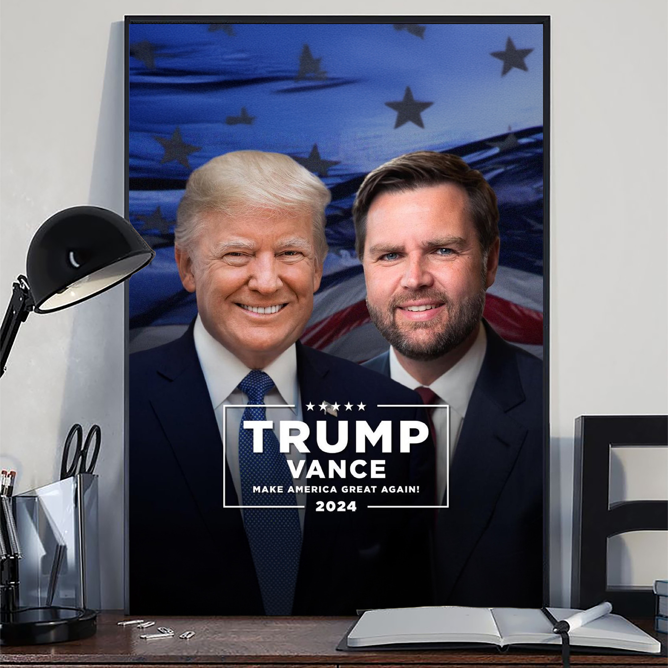 Trump Vance 24 Poster Trump Vance Wall Art Make America Great Again MAGA Merch For Supporters Trump Vance 24 Poster Trump Vance Wall Art Make America Great Again MAGA Merch For Supporters