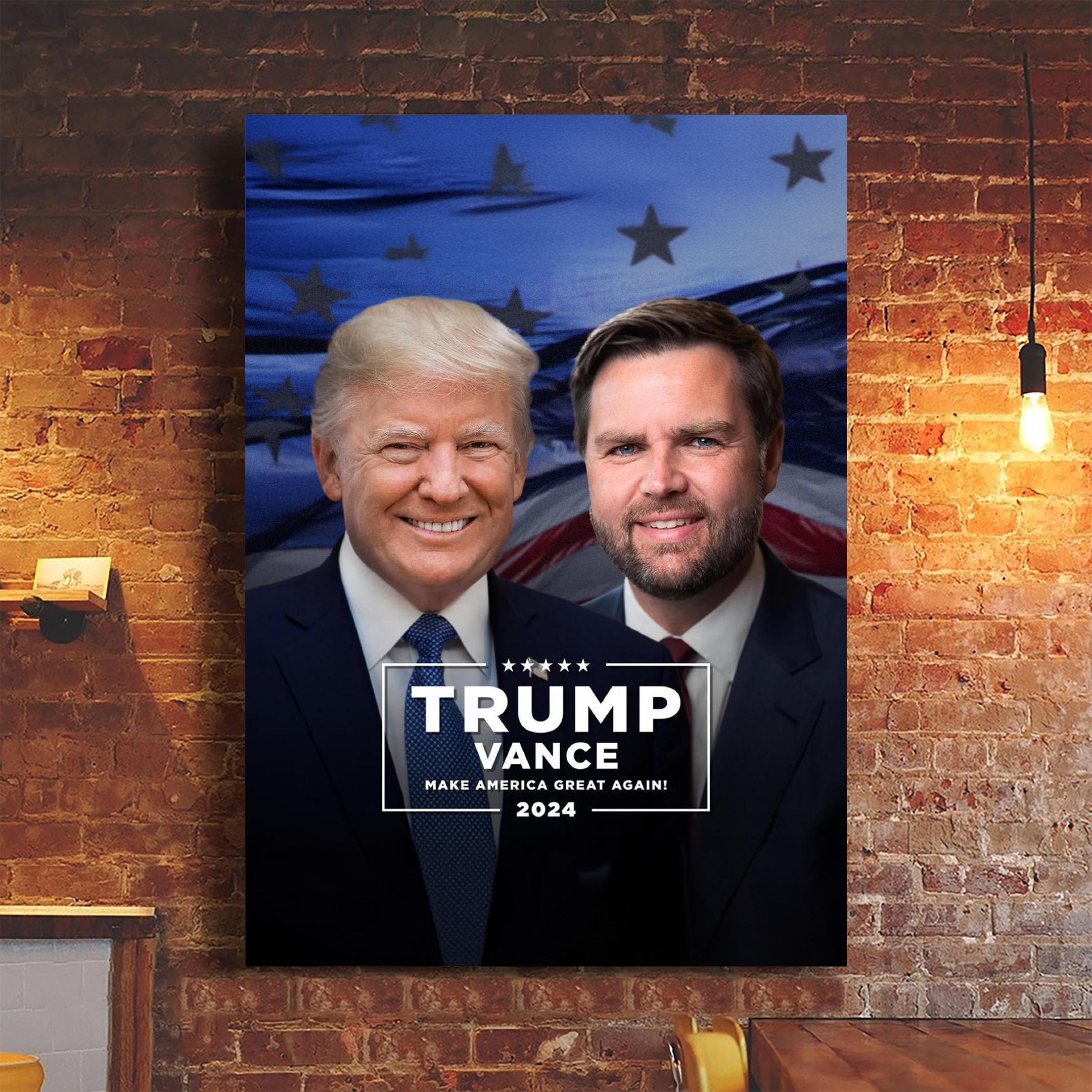 Trump Vance 24 Poster Trump Vance Wall Art Make America Great Again MAGA Merch For Supporters Trump Vance 24 Poster Trump Vance Wall Art Make America Great Again MAGA Merch For Supporters