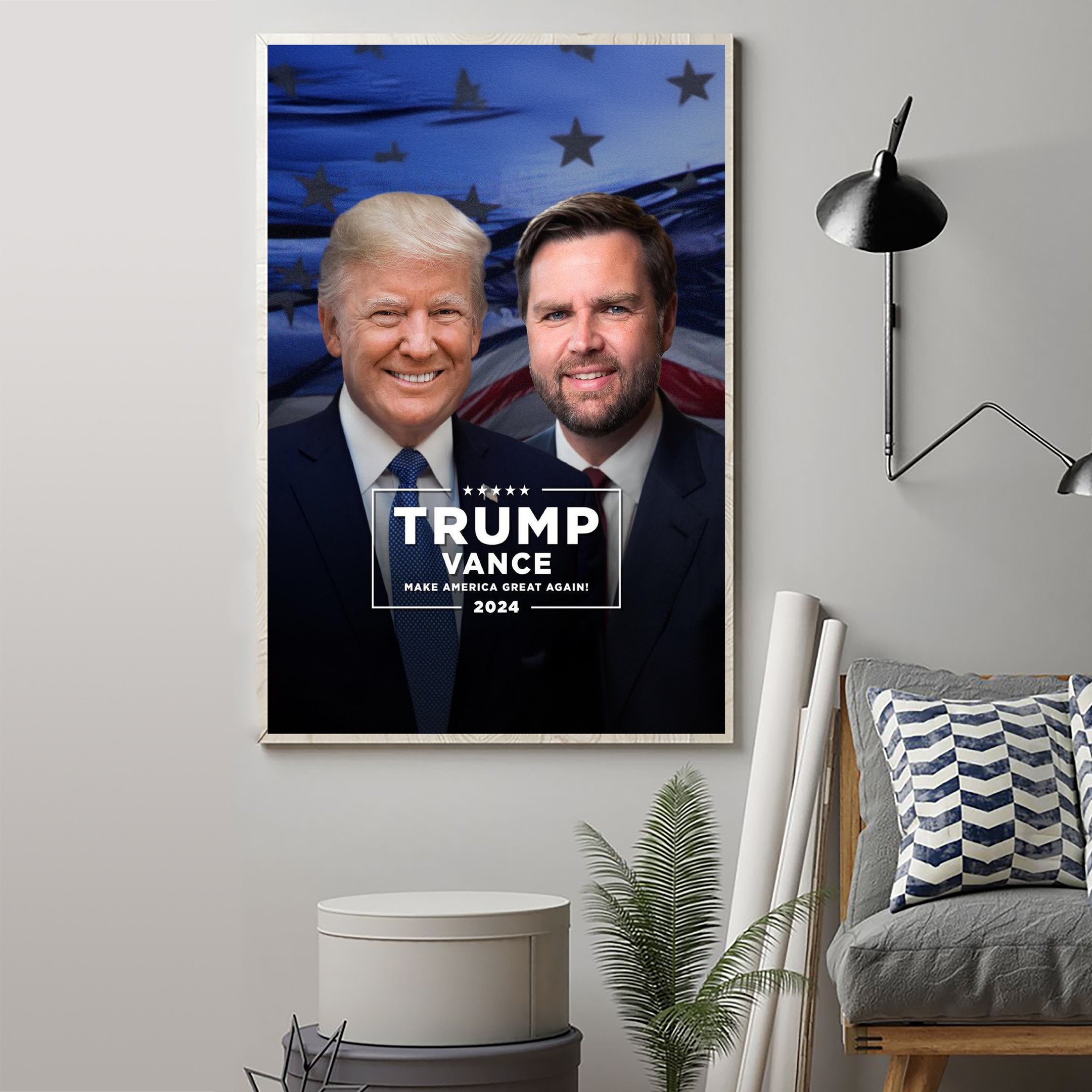 Trump Vance 24 Poster Trump Vance Wall Art Make America Great Again MAGA Merch For Supporters Trump Vance 24 Poster Trump Vance Wall Art Make America Great Again MAGA Merch For Supporters