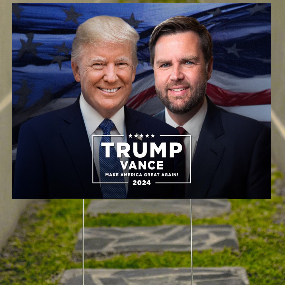 Trump Vance 24 Yard Sign Trump Vance Sings Make America Great Again MAGA Merch For Supporters Trump Vance 24 Yard Sign Trump Vance Sings Make America Great Again MAGA Merch For Supporters