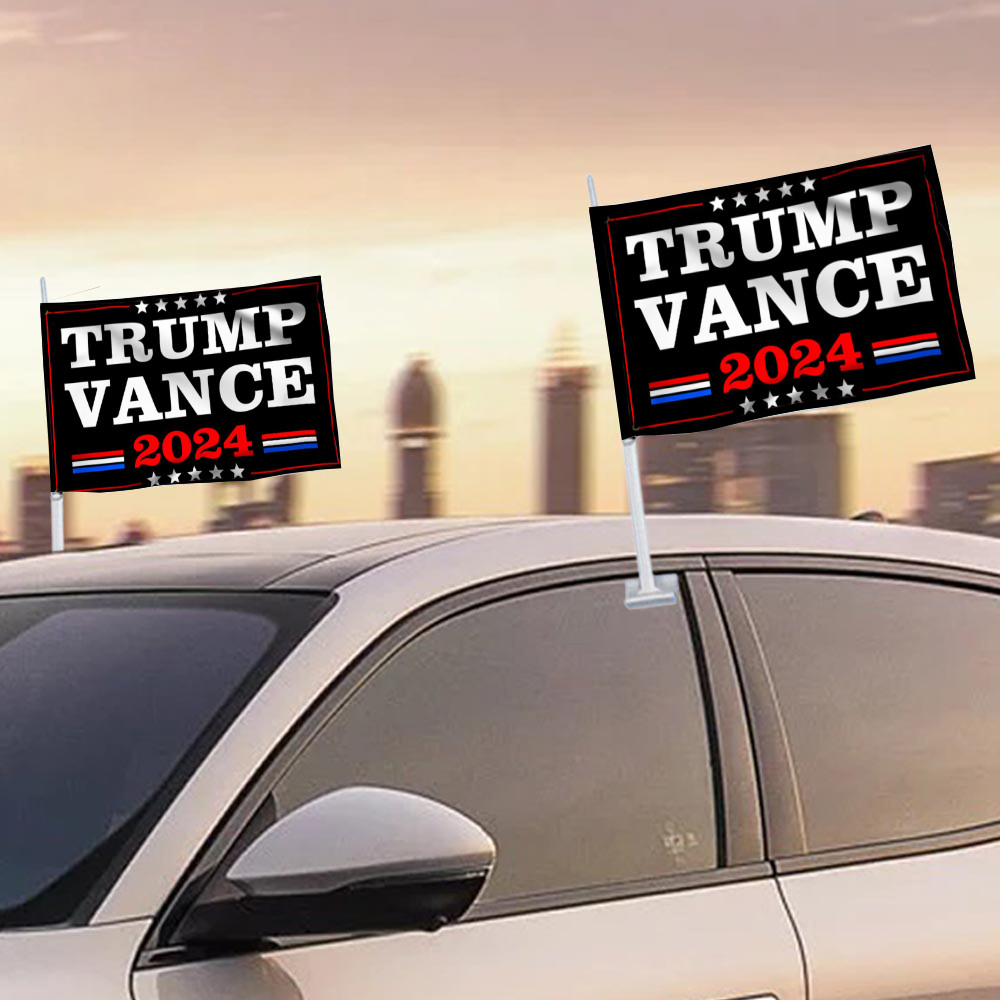 Trump Vance Car Window Flag Make America Great Again 2024 Trump Vance Flag Republican Merch Trump Vance Car Window Flag Make America Great Again 2024 Trump Vance Flag Republican Merch