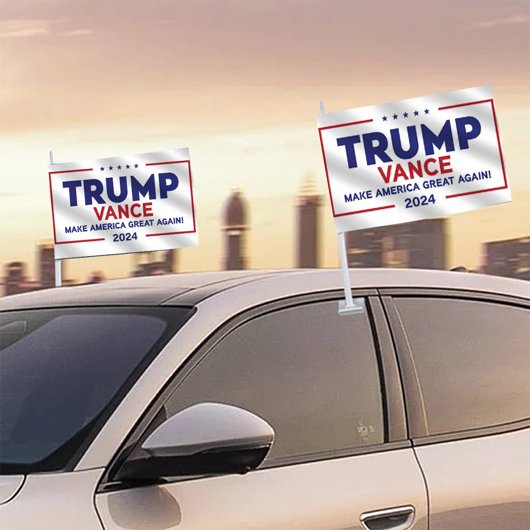 Trump Vance Car Window Flag Make America Great Again President Trump Vance Flag Patriot Merch Trump Vance Car Window Flag Make America Great Again President Trump Vance Flag Patriot Merch