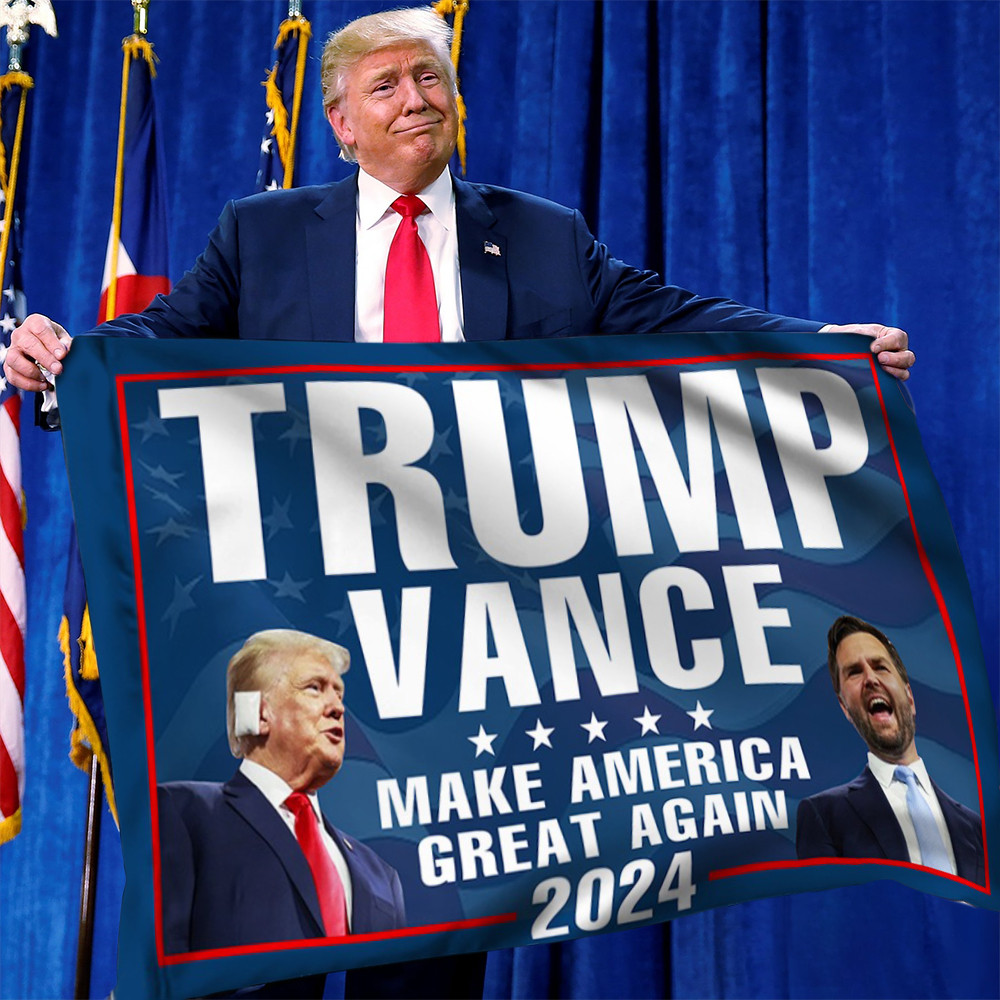 Trump Vance Flag Trump Vance 2024 For President Make America Great Again Flag MAGA Merch Trump Vance Flag Trump Vance 2024 For President Make America Great Again Flag MAGA Merch
