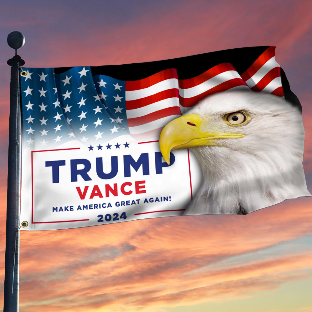 Trump Vance Make America Great Again 2024 Flag Bald Eagle Trump Vance Flag Patriot Merch Trump Vance Make America Great Again 2024 Flag Bald Eagle Trump Vance Flag Patriot Merch