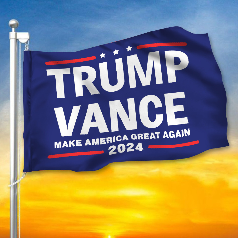 Trump Vance Make America Great Again 2024 Flag MAGA Donald Trump Flag Decor Trump Vance Make America Great Again 2024 Flag MAGA Donald Trump Flag Decor