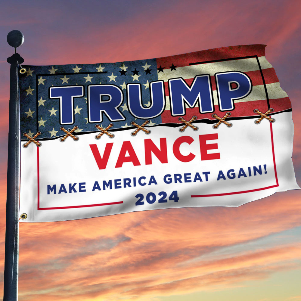 Trump Vance Make America Great Again 2024 Flag MAGA Trump Vance Flag Patriotic Merch Trump Vance Make America Great Again 2024 Flag MAGA Trump Vance Flag Patriotic Merch