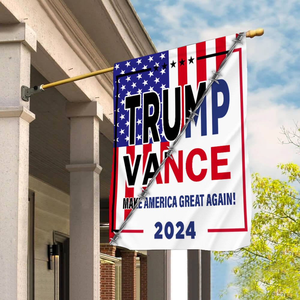 Trump Vance Make America Great Again 2024 Flag Trump Vance Flag Patriotic Outdoor Decor Trump Vance Make America Great Again 2024 Flag Trump Vance Flag Patriotic Outdoor Decor