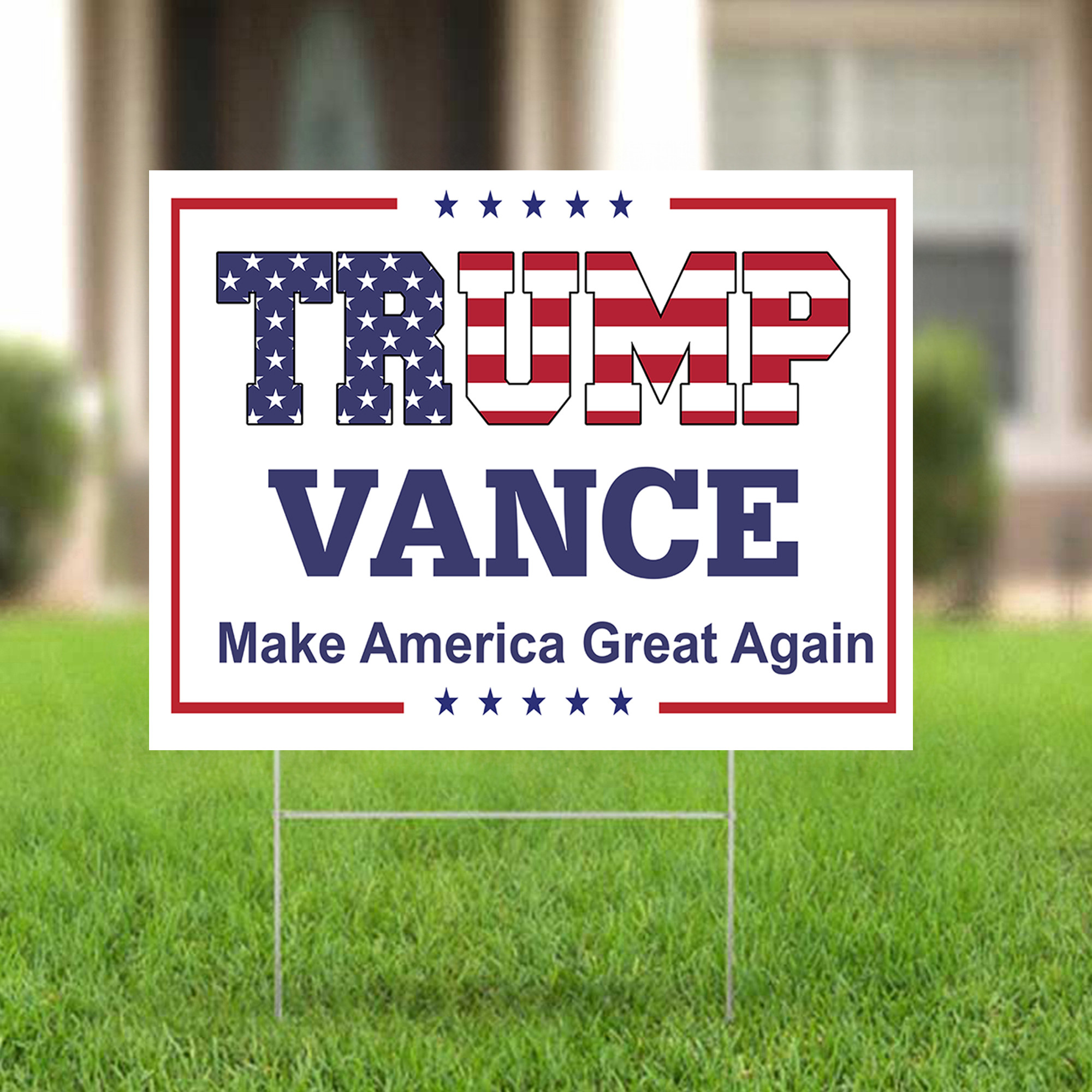 Trump Vance Make America Great Again Yard Sign President Trump Vance 2024 Sign MAGA Gifts Trump Vance Make America Great Again Yard Sign President Trump Vance 2024 Sign MAGA Gifts