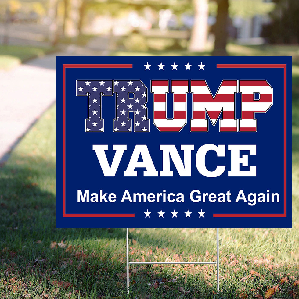 Trump Vance Make America Great Again Yard Sign President Trump Vance 2024 Sign Patriotic Gifts Trump Vance Make America Great Again Yard Sign President Trump Vance 2024 Sign Patriotic Gifts