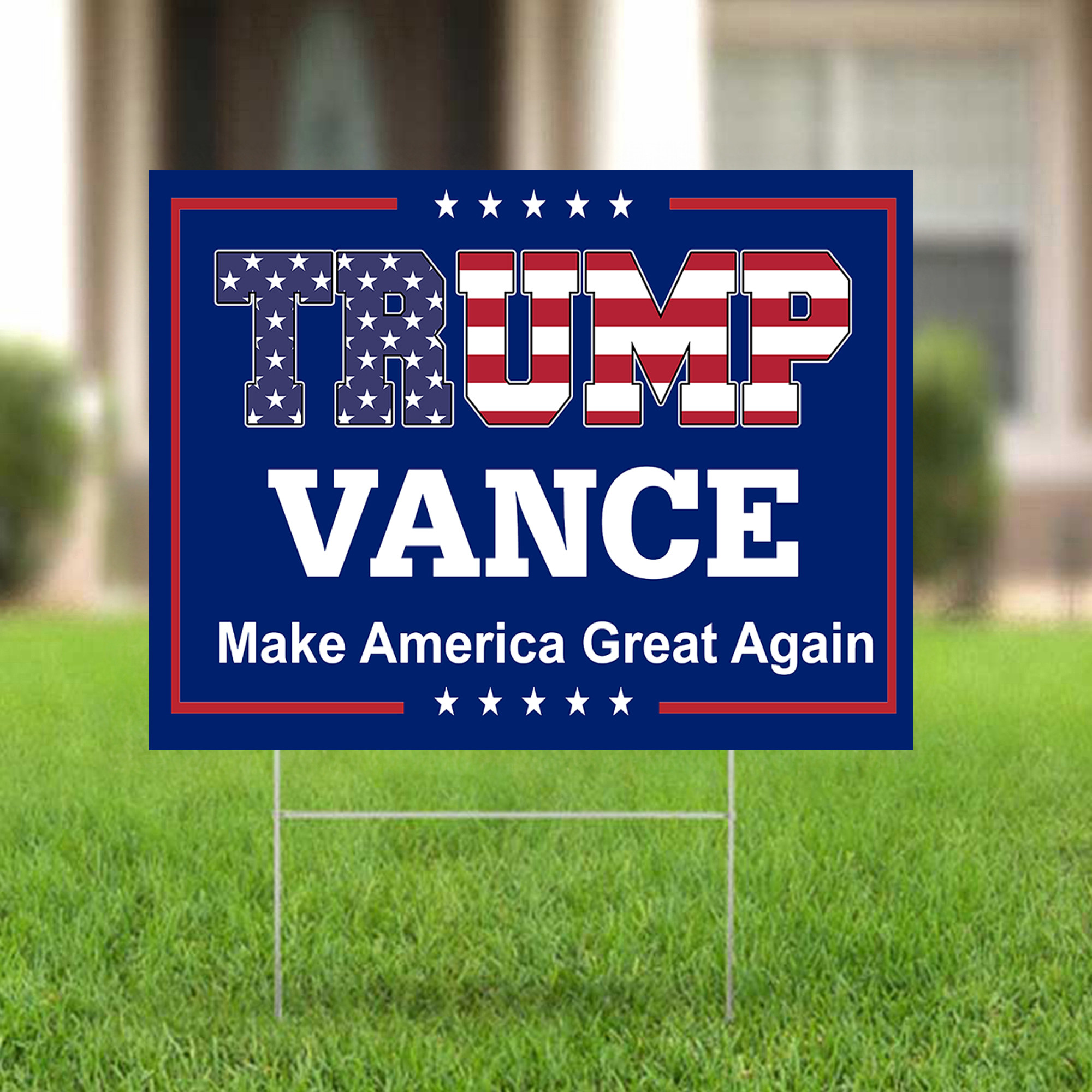 Trump Vance Make America Great Again Yard Sign President Trump Vance 2024 Sign Patriotic Gifts Trump Vance Make America Great Again Yard Sign President Trump Vance 2024 Sign Patriotic Gifts