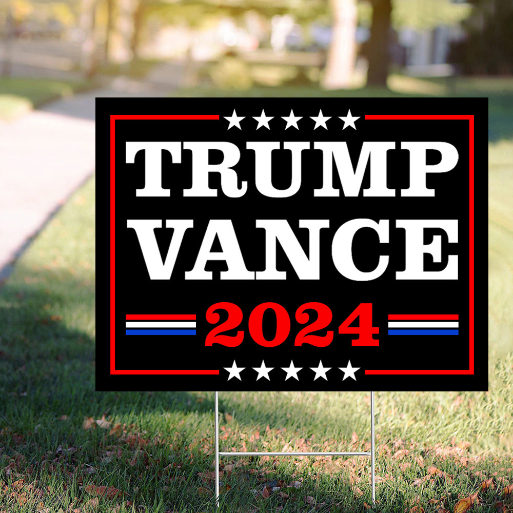 Trump Vance Yard Sign Make America Great Again 2024 Trump Vance Lawn Sign Republican Merch Trump Vance Yard Sign Make America Great Again 2024 Trump Vance Lawn Sign Republican Merch