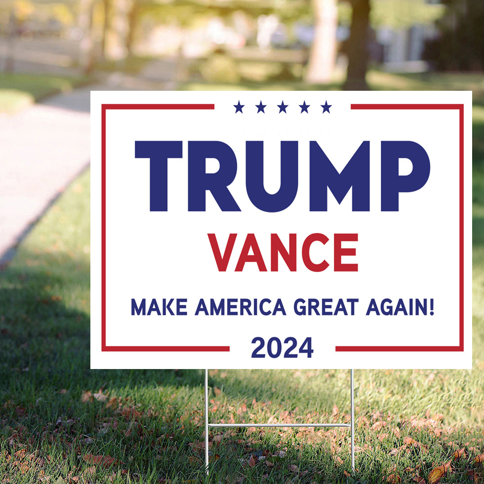Trump Vance Yard Sign Make America Great Again President Trump Vance 2024 Sign Patriotic Decor Trump Vance Yard Sign Make America Great Again President Trump Vance 2024 Sign Patriotic Decor